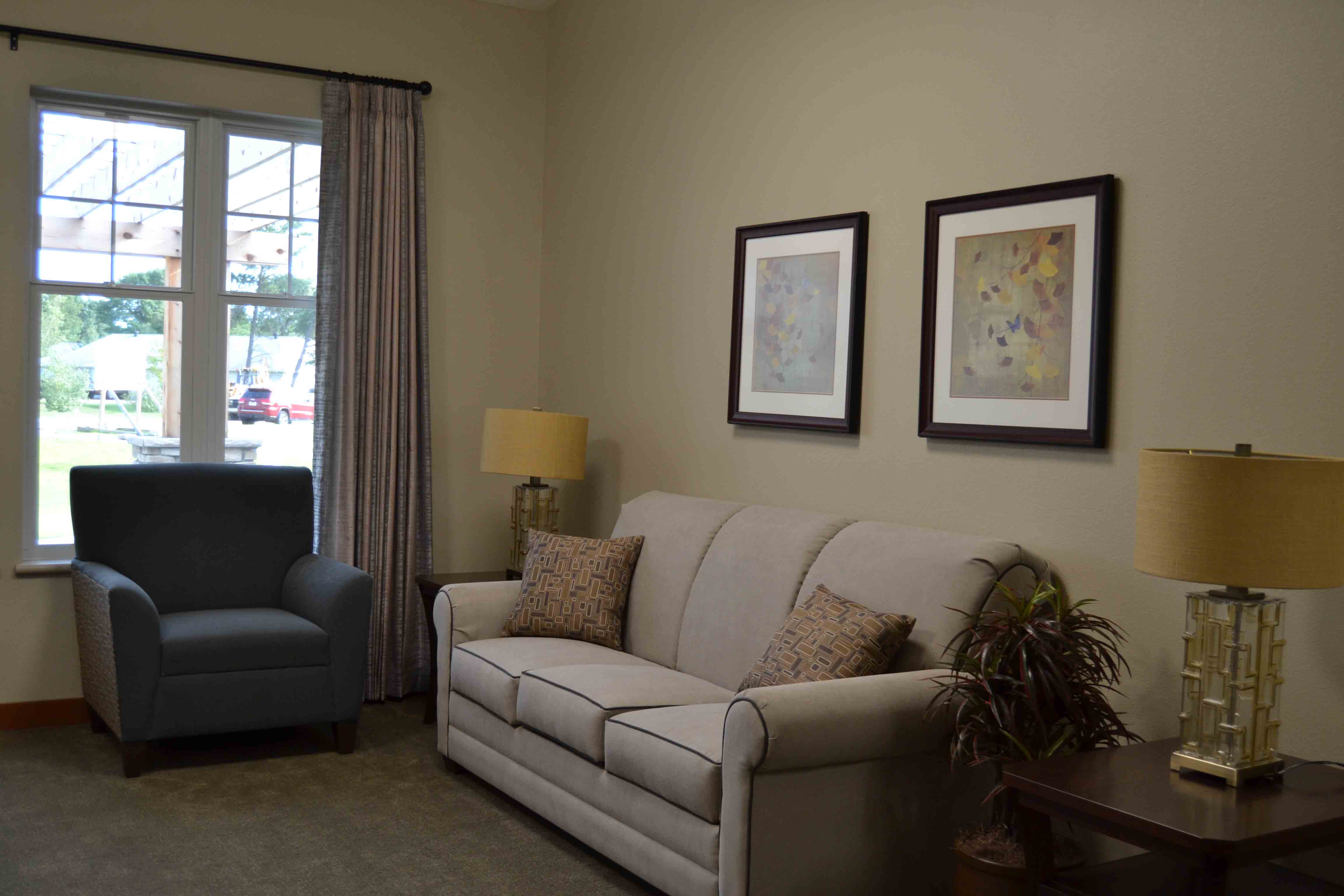 New resident room at River Pines
